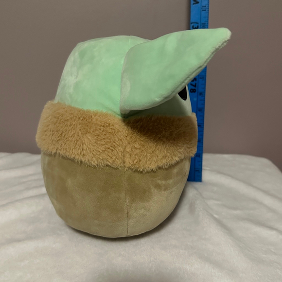 Star Wars Grogu Baby Yoda Plush Stuffed Animal Toy Green Brown 10'' - Picture 4 of 5